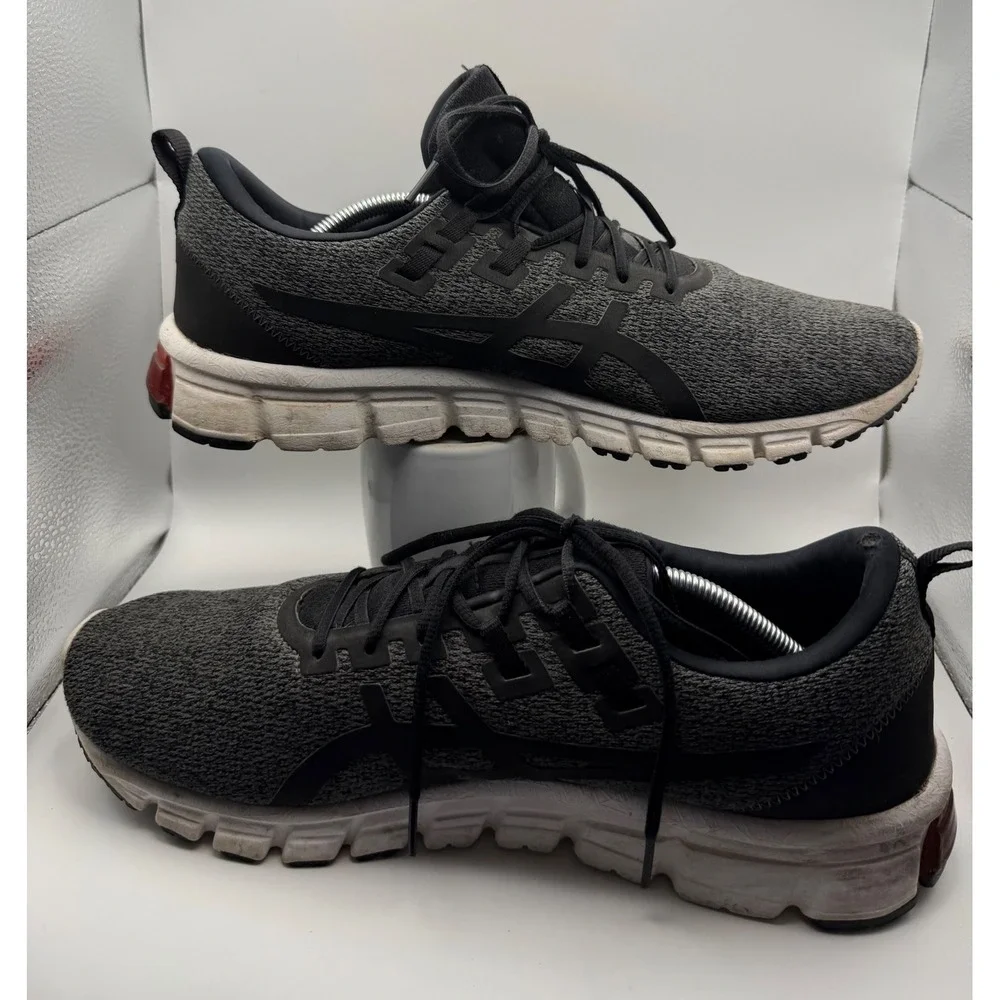 Asics Gel-Quantum 90 Mens 14 Charcoal Grey Running Shoes 1021A123 Good